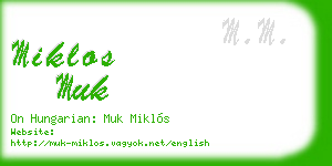 miklos muk business card